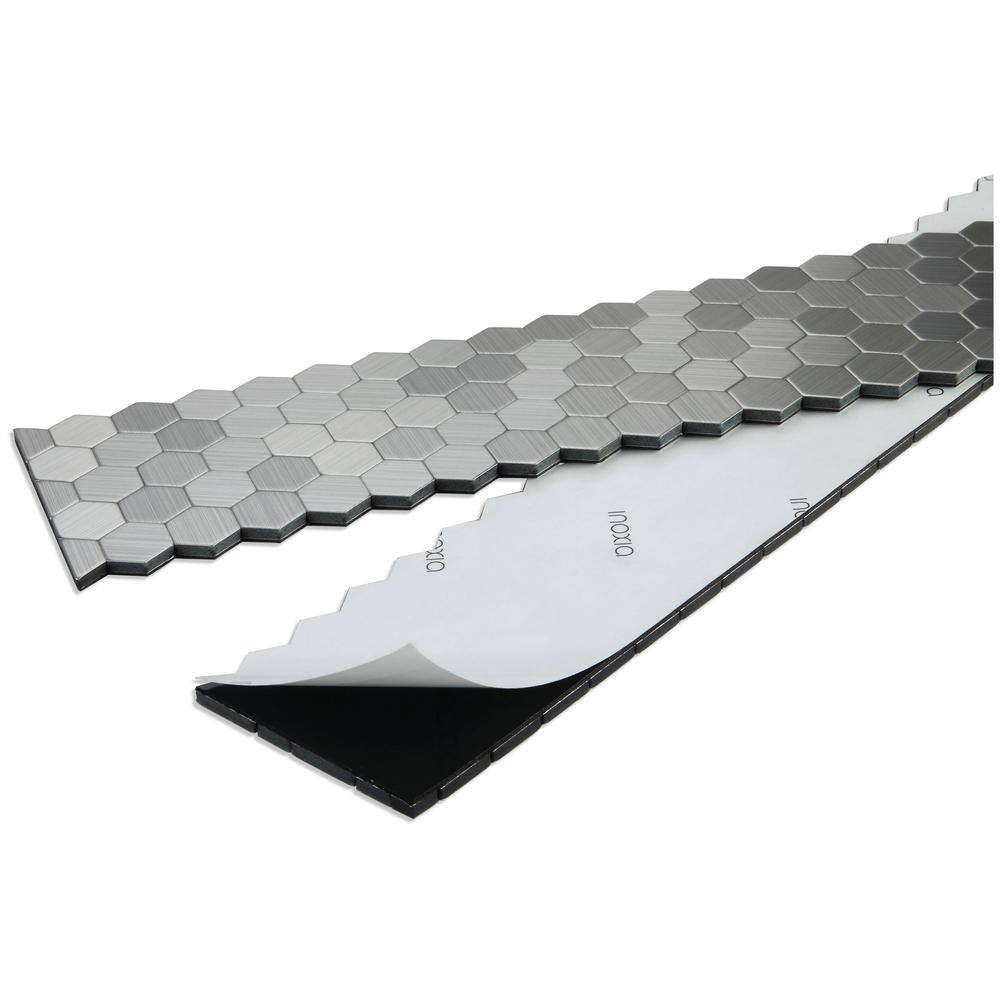 Hexagonia Peel & Stick Aluminum Honeycomb Mosaic Tile