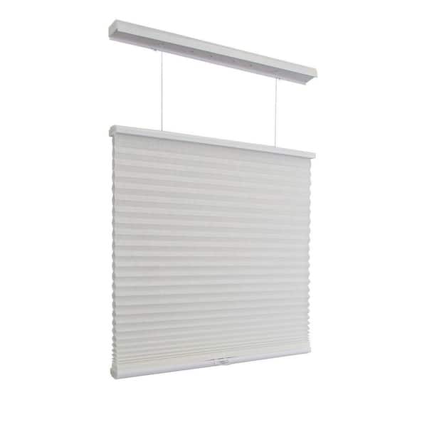 Chicology Cut-to-Size Pewter Cordless Top Down Bottom Up Light Filtering Polyester Cellular Shade 51 in. W x 48 in. L