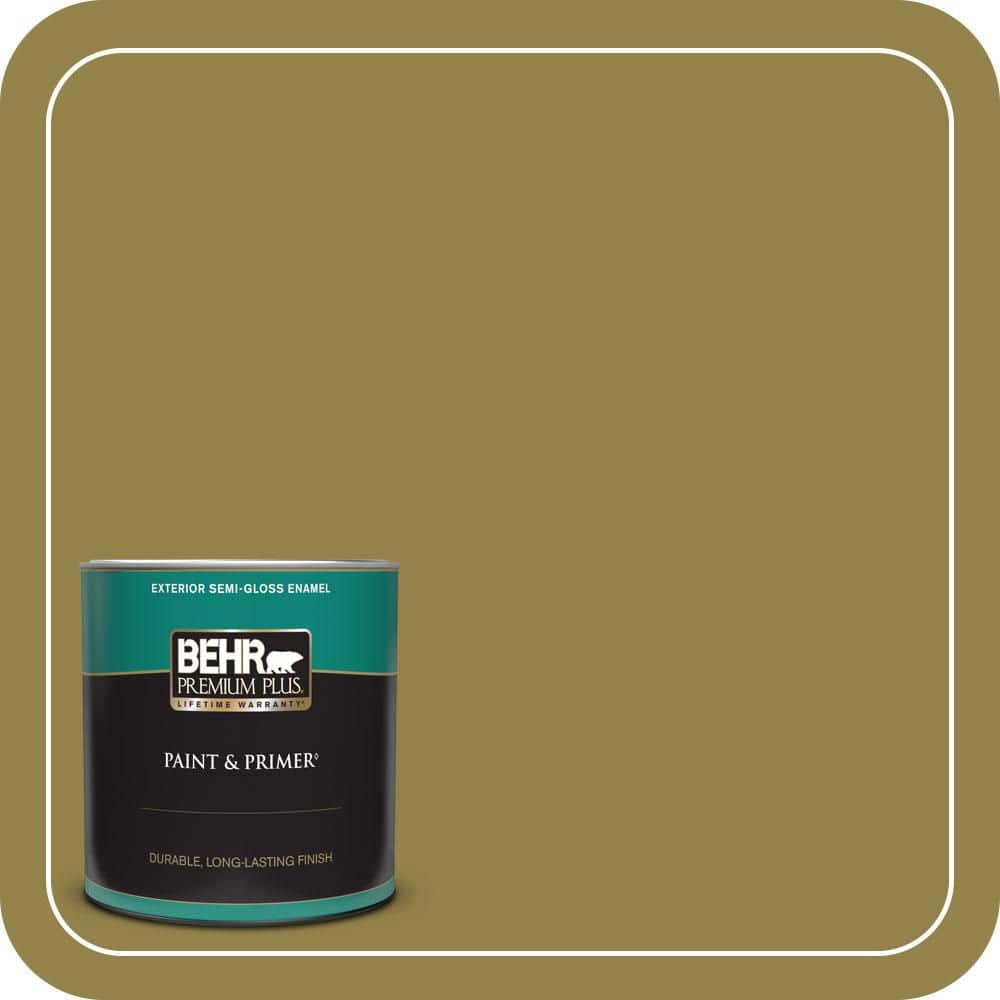 1 qt. #PPU9-02 Lucky Bamboo Semi-Gloss Enamel Exterior Paint & Primer price history on PriceWatchPro