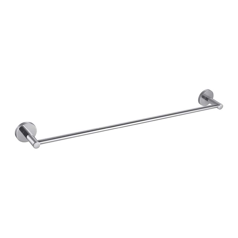 Bathroom Accessories 23.62 in. Wall Mounted Towel Bar in Chrome price history on PriceWatchPro