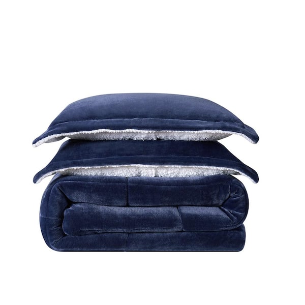 Truly Soft Cuddle Warmth Indigo Twin XL Comforter Set CS3142INTX