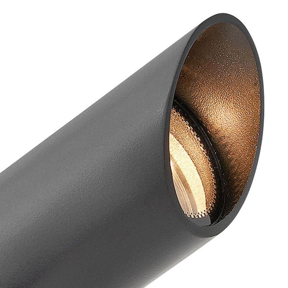 Satin Black Low Voltage LED Spot Light with Clear Lens