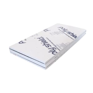 Poly Shield 1.5 in. x 48 in. x 8 ft. (Fan-Fold Style) Rigid Foam Board EPS Insulated Sheathing R-5.78, 2-Pack