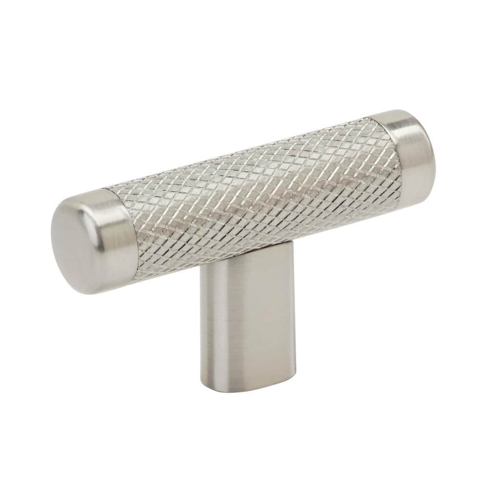 Bronx Satin Nickel 2-5/8" Knurled Cabinet Knob