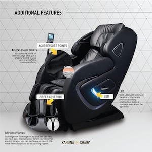 SM9000 Black AIR Float 3D+ 6 Infrared Roller Mechanism Superior Massage Chair