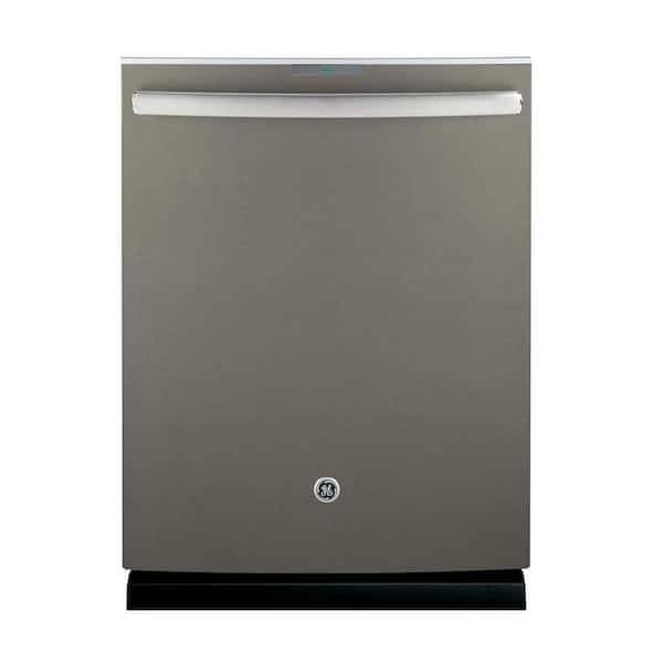 GE Profile 24 in. Fingerprint Resistant Slate Top Control Smart Dishwasher 120-Volt with Stainless Steel Tub and 42 dBA