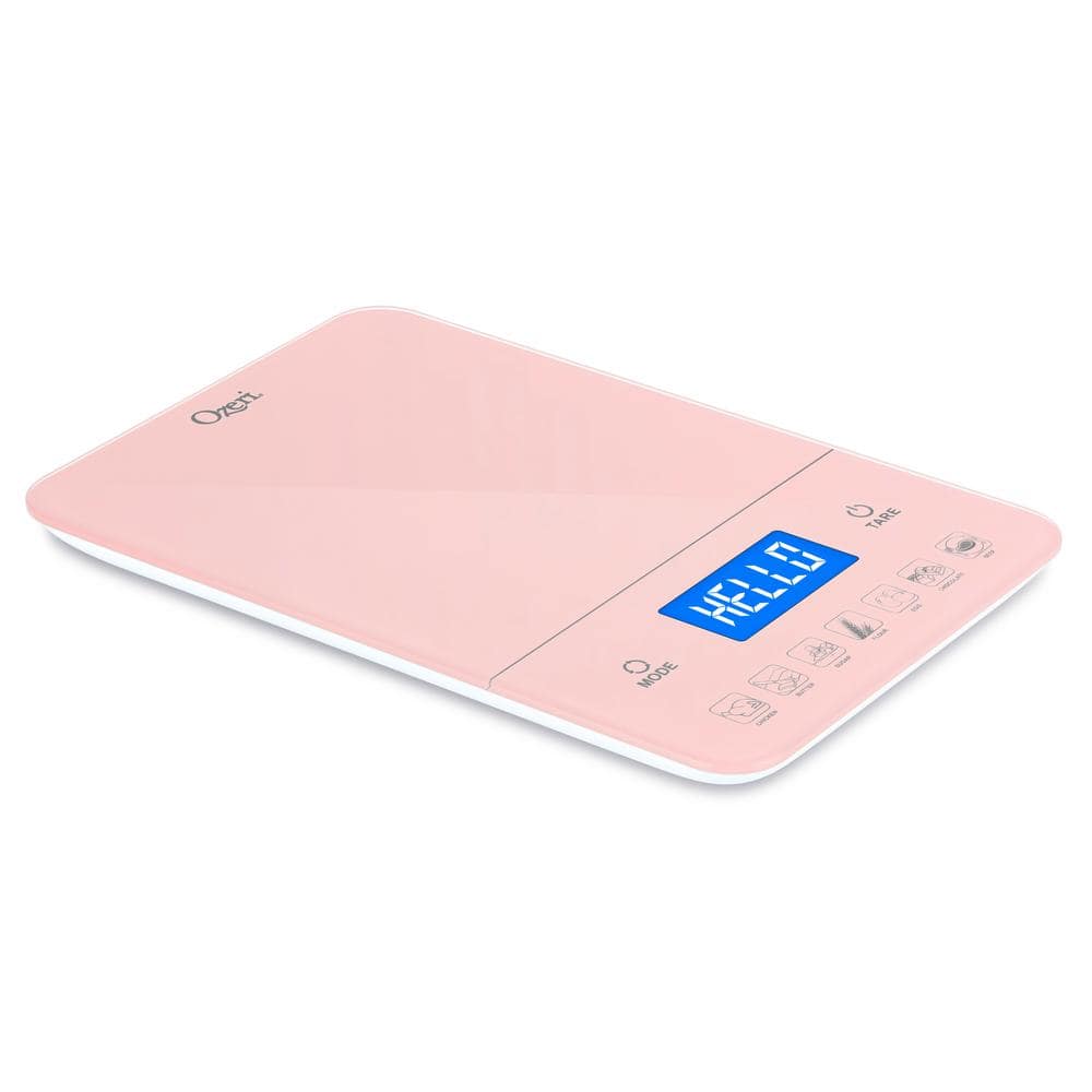 Ozeri Touch III 22 lbs. (10 kg) Digital Kitchen Scale with Calorie Counter, Tempered Glass