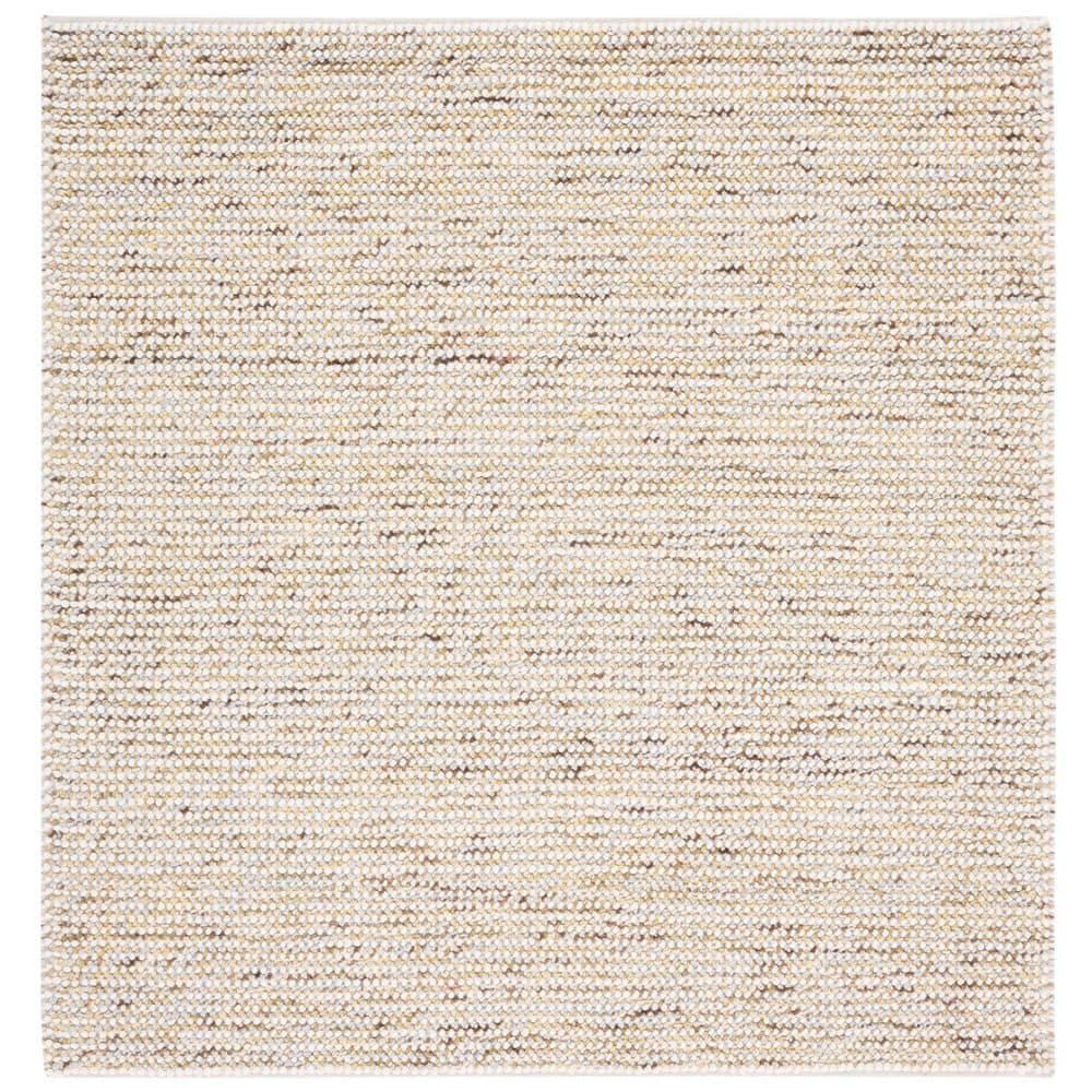 Vermont 6 ft. x 6 ft. Ivory/Silver Knitted Square Area Rug price history on PriceWatchPro