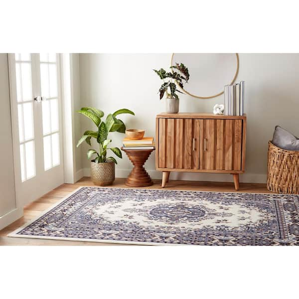  Home Dynamix Melrose Audrey Area Rug, 8x10, Ivory/Blue