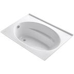 Windward 5 ft. Reversible Drain Bathtub with Four-Sided Integral Flange in White