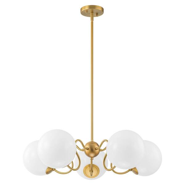 ⠜ꕤりおな‪ꕤ⠜　0618 RRTYO Shoshanna 5-Light Mid-Century Modern Gold Sputnik