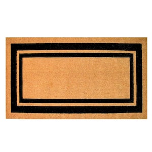 Black Border Doormat 36" x 72"