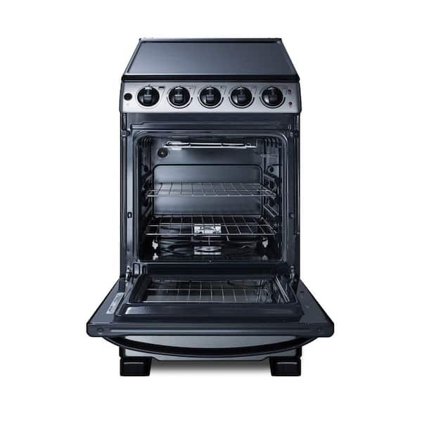 20 in. 2.3 cu. ft. Slide-In Electric Range in Stainless Steel