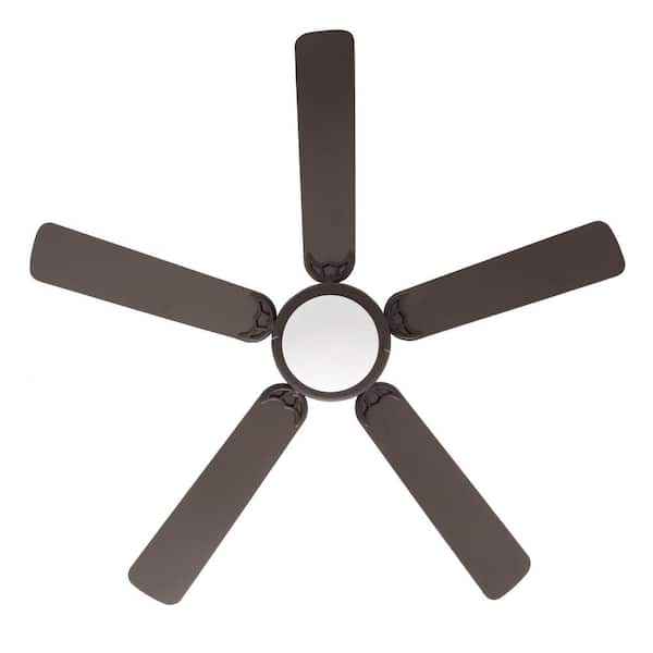 Ceiling Fan With Light 56/" LED Low Profile Flush Mount 5 Blades Espresso Bronze