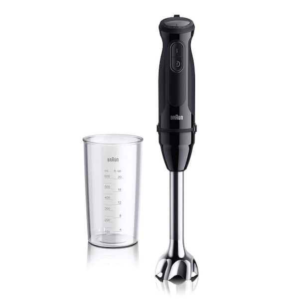Braun 20 oz. 21 Speeds Black MultiQuick 5 Vario Hand Blender with