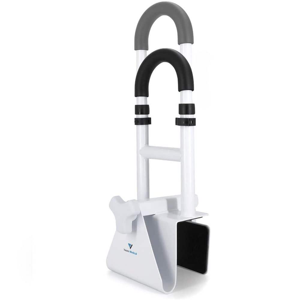 18 in. Height Adjustable Medical Bathtub Grab Bar and Safety Rail Handle Tool-Free for Seniors price history on PriceWatchPro