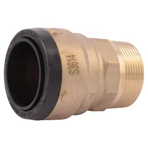 1-1/2 in. Brass Push-to-Connect x Male Pipe Thread Adapter