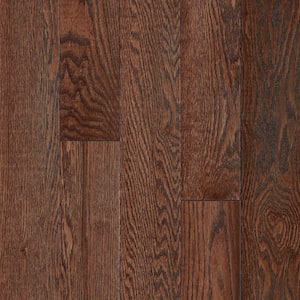 American Vintage Wildly Cherry Red Oak 3/4 in. T x 5 in. W Wirebrushed Solid Hardwood Flooring [23.5 sq. ft./carton]