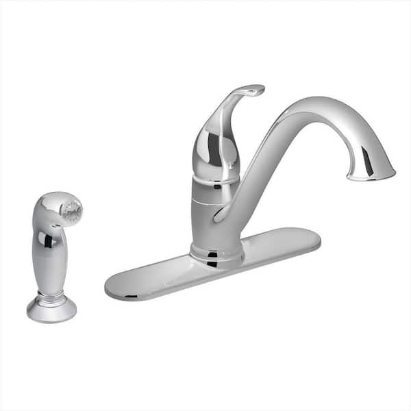 MOEN Camerist Single Handle Deck Mount Standard Kitchen Faucet in Chrome