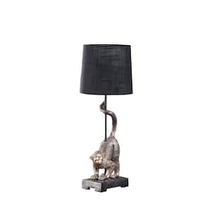 24 in. Gold Standard Light Bulb Bedside Table Lamp