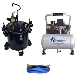 1P255CH 3-Item Electric Air Compressor, Casting Pot and Hose Bundle for Resin Casting