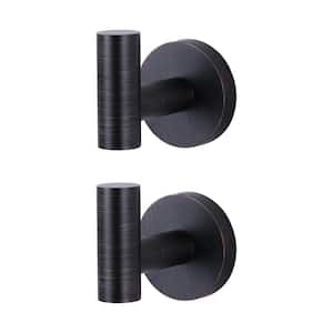 Round shape Knob Robe/Towel Hook in Oil Rubbed Bronze 2-Pieces