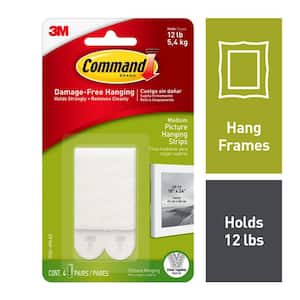 Command™ Large Picture Hanging Strips Black 4pk - 17206BLK