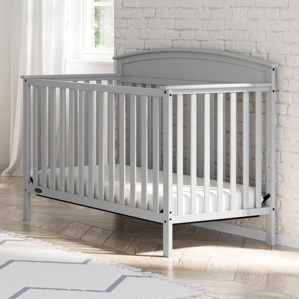 Wooden Baby Cot Bed & Deluxe Foam Mattress Converts to Junior Bed FREE DELIVERY 