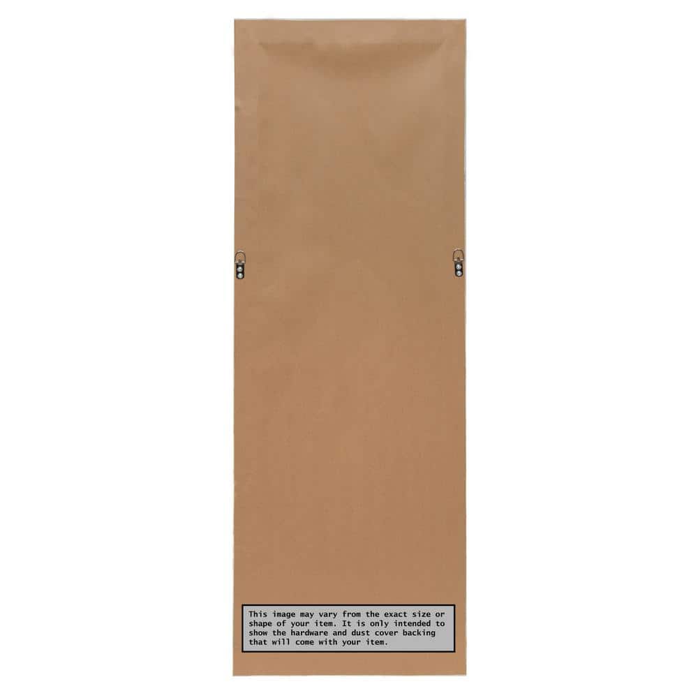 Wildwood Brown and Silver Full-Length Wood Mirror