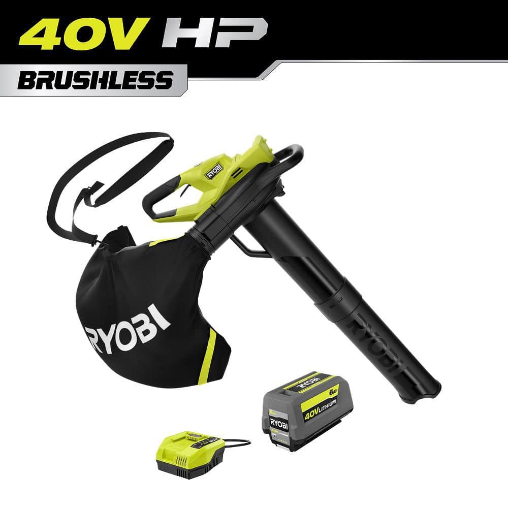 40V HP Brushess Cordless Battery Leaf Vacuum/Mulcher with 6.0 Ah Battery & Charger price history on PriceWatchPro