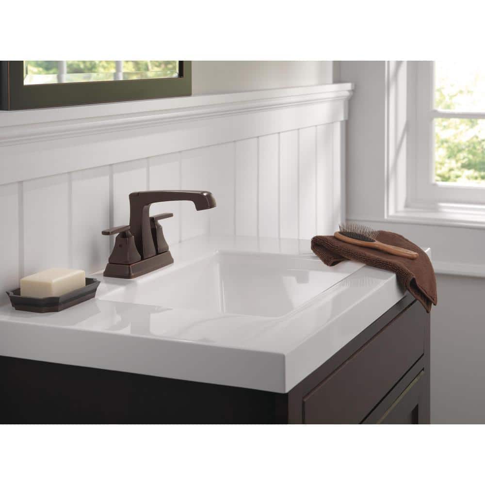 Ashlyn Oil-Rubbed Bronze 2-Handle Centerset Bathroom Faucet