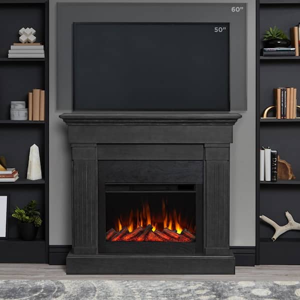Real Flame Crawford Slimline 47 in. Freestanding Electric