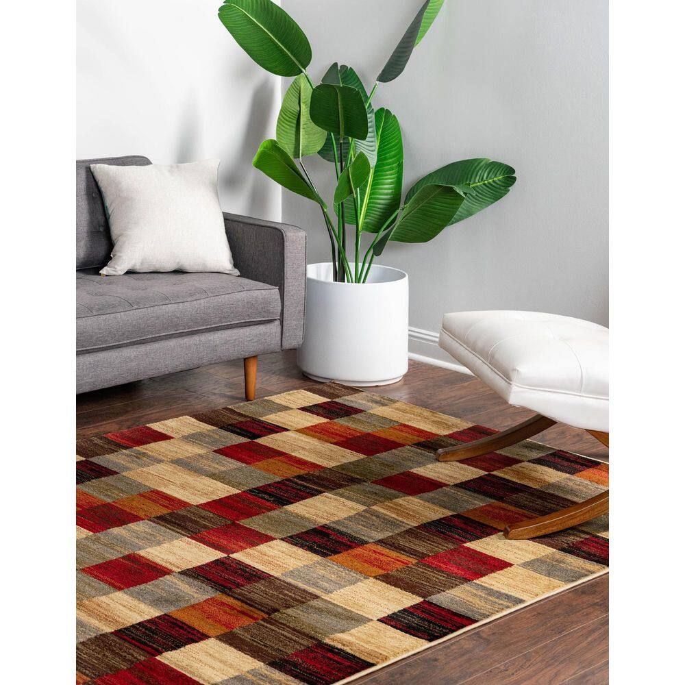 Braided Handmade Black Synthetic 9' x 12' Rectangular Rug