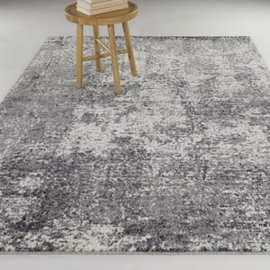 Lucien Grey 5 ft. x 7 ft. Abstract Area Rug