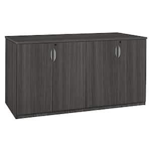 Magons 72 in. Ash Grey Storage Accent Cabinet Buffet