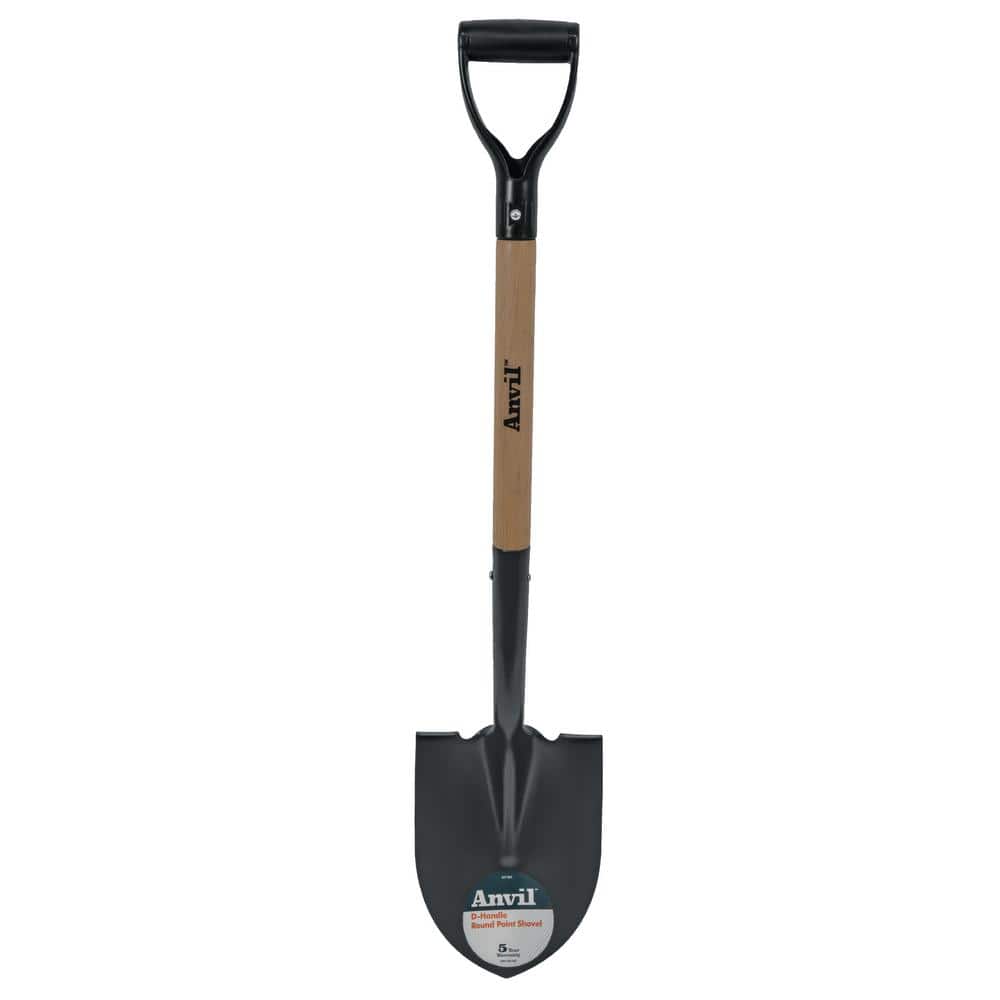 Anvil 18 in. Handle, D-Handle Digging Shovel PRY-PE-HD - The Home