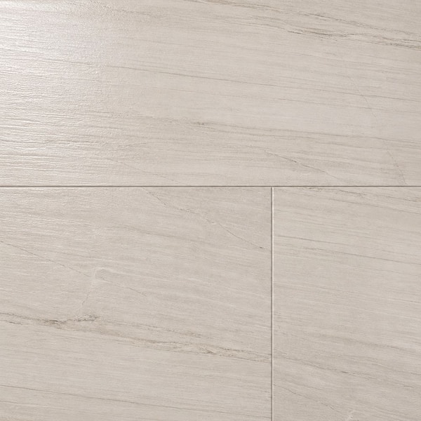Malvera Cream 24 in. x 48 in. Lapato Porcelain Travertine Look Floor and Wall Tile (15.71 sq. ft./Case)