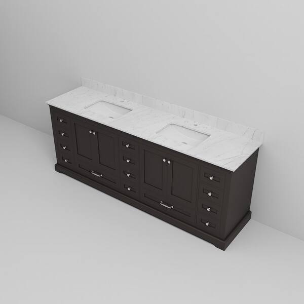 baqueratta journal standard luxe Lexora Jacques 36 in. W x 22 in. D Left Offset White Bath