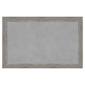 Regis Barnwood Grey 45 in. x 29 in Framed Magnetic Board