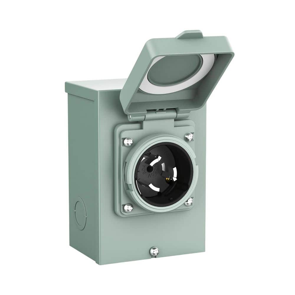 50 Amp NEMA PB50 SS2-50 Power Inlet Box for 3 Prong Generator Cord 12500W 125/250V Receptacle for Outdoor Use price history on PriceWatchPro