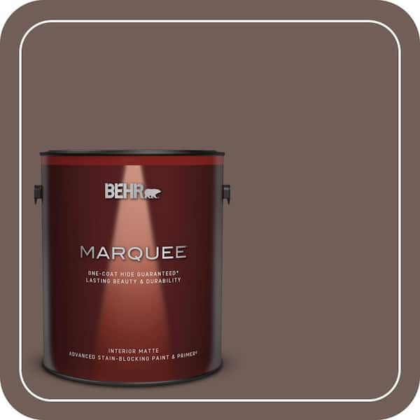 BEHR MARQUEE 1 gal. #750B-6 Tree Bark Matte Interior Paint & Primer
