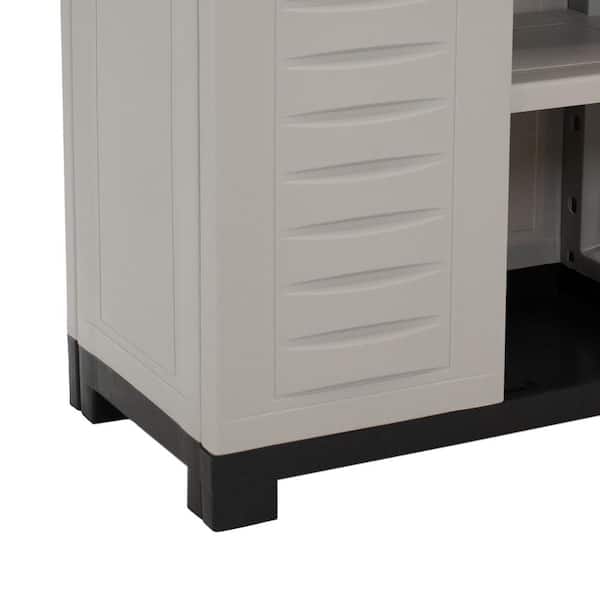 Sunnydaze Heavy-Duty Storage 23.25 in. W x 25.5 in. H x 13.75 in Sunnydaze Heavy-Duty Storage 23.25 in. W x 25.5 in. H x 13.75 in