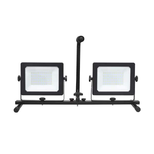 12000 Lumen LED Work Light w/Double Tripod(1-Pack)