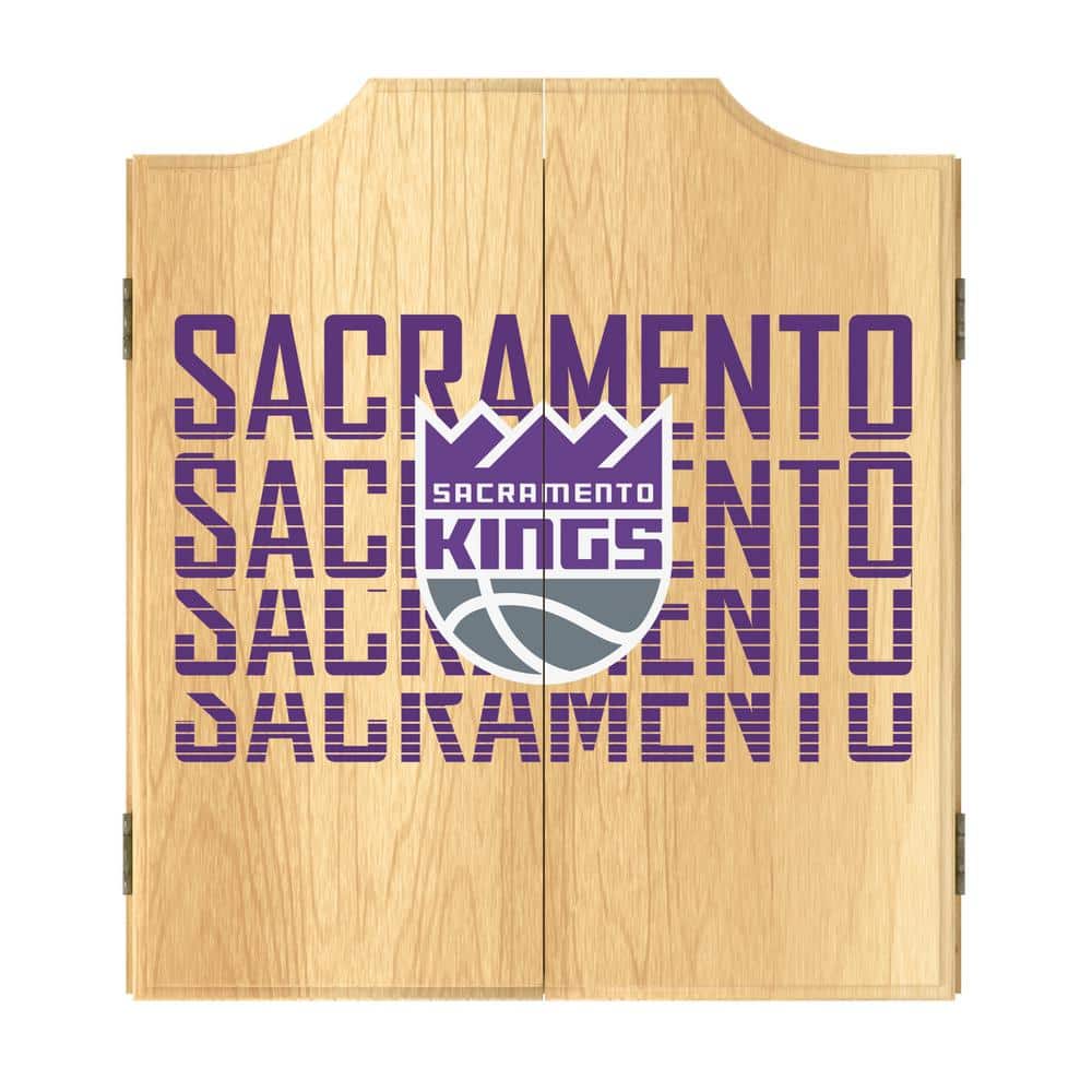 Sacramento Kings City 20.5 in. Dart Board with Cabinet, Darts and  Scoreboards NBA15SK3-HD - The Home Depot