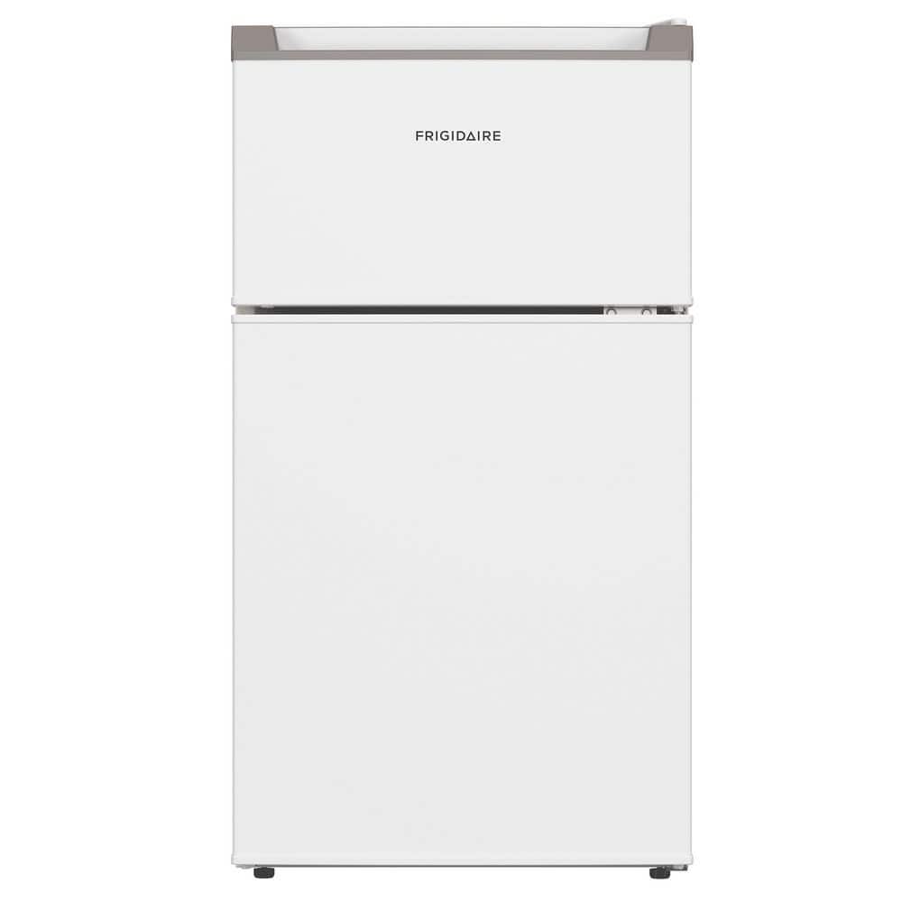 3.1 cu. ft. 2 Door Retro Mini Refrigerator in White