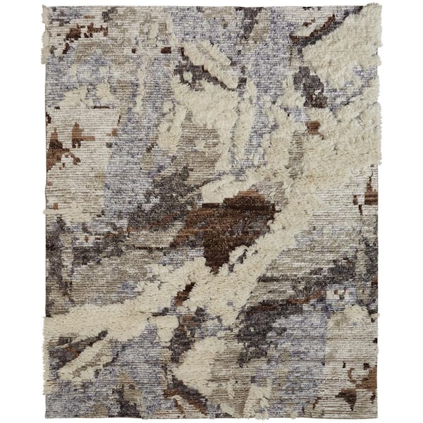 KALATY Parchment Multi-Colored 9 ft. 6 in. x 13 ft. 6 in. Area Rug