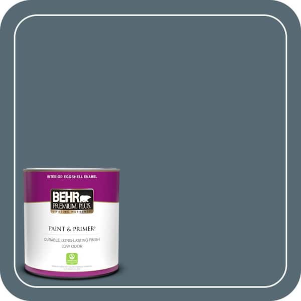 BEHR PREMIUM PLUS 1 qt. #540F-6 Distance Eggshell Enamel Low Odor Interior Paint & Primer