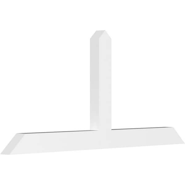 Ekena Millwork Portland 84 in. W x 38.5 in. H x 4 in. D Signature Polyurethane Bracket