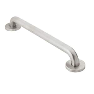 48 in. Concealed Screw Slip-Resistant Bathroom Safety Grab Bar for Elderly in Peened Stainless Steel