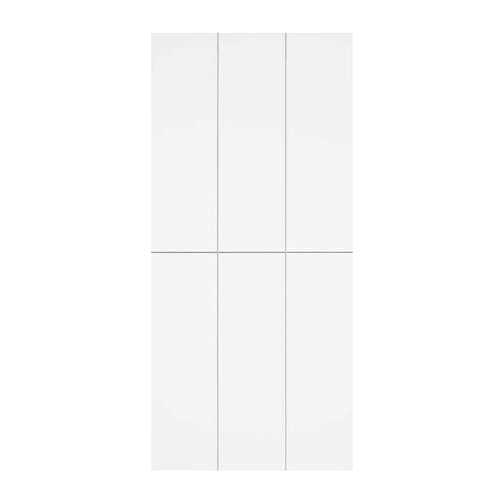 Jetcoat 60-in White and Gray Encaustic Tile-Look Shower Panel Kit